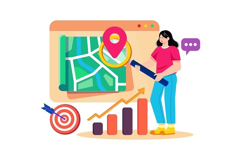 инфографика с девушкой